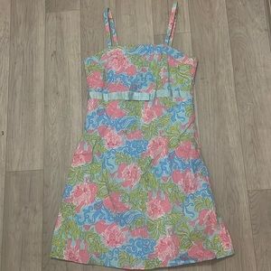 Key west vacation tropical dress lion print NWT 4 $128